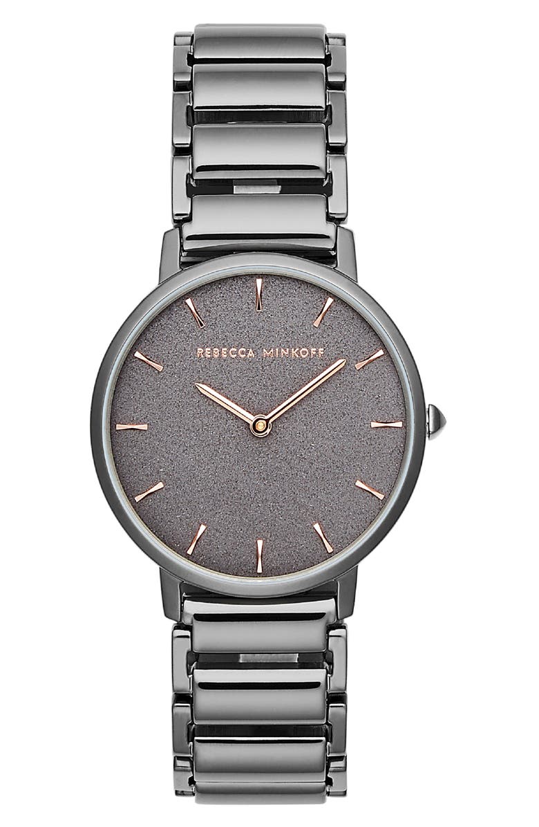 Rebecca Minkoff Major Bracelet Watch, 35mm, Main, color, 