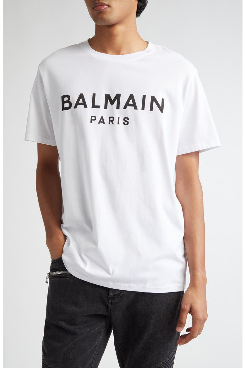 Logo Graphic T-Shirt, Main, color, GAB WHITE/ BLACK