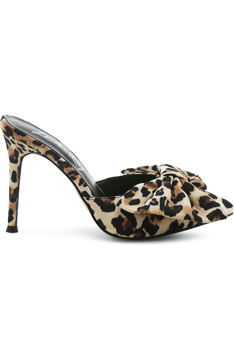 LONDON RAG Joelle Leopard Bow Mule Pump, Alternate, color,