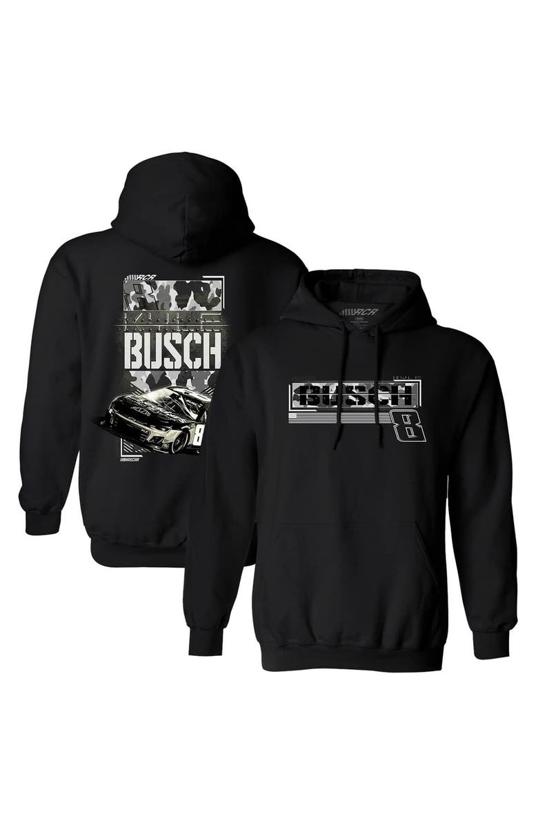 NASCAR Men's Richard Childress Racing Team Collection  Black Kyle Busch Camo Car Pullover Hoodie, Alternate, color, Black