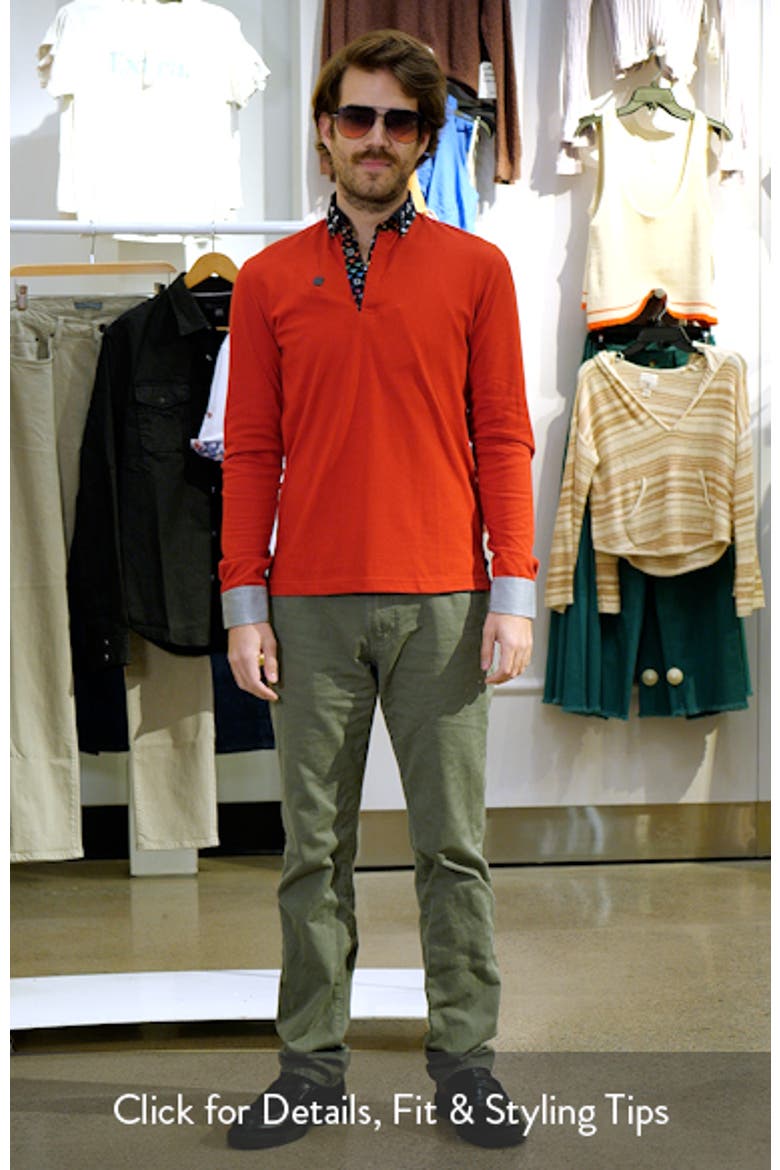 Newton Solid Head Red Long Sleeve Polo video