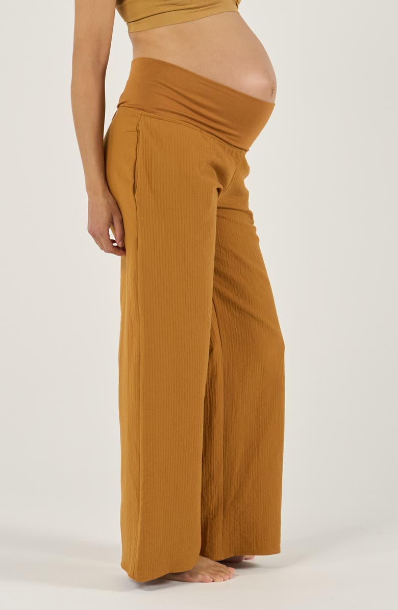 Cache Coeur Maternity pants Celia, Alternate, color, Cumin