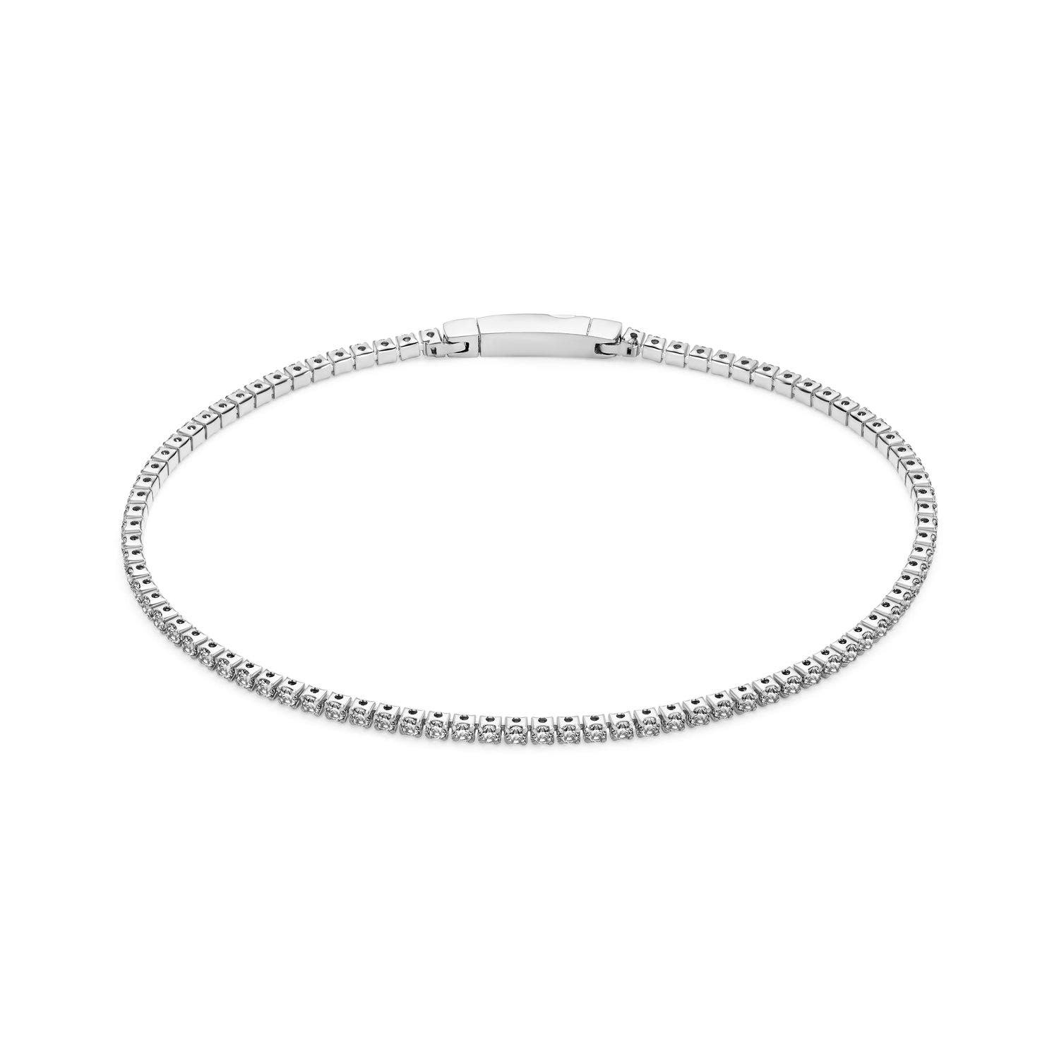 Sterling Silver / White