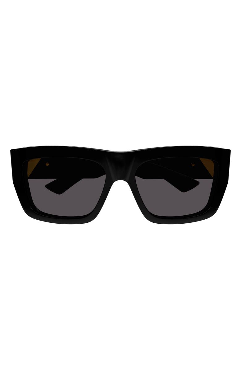 Bottega Veneta 57mm Square Sunglasses, Main, color, 