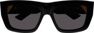 Bottega Veneta 57mm Square Sunglasses
