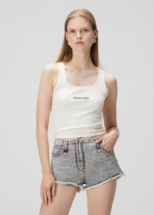 Pcfg Cotton Tank Top In White