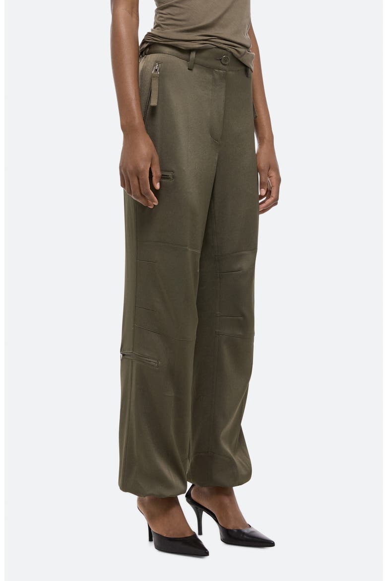 Fluid Satin Flight Pants, Alternate, color, OLIVE - F0X
