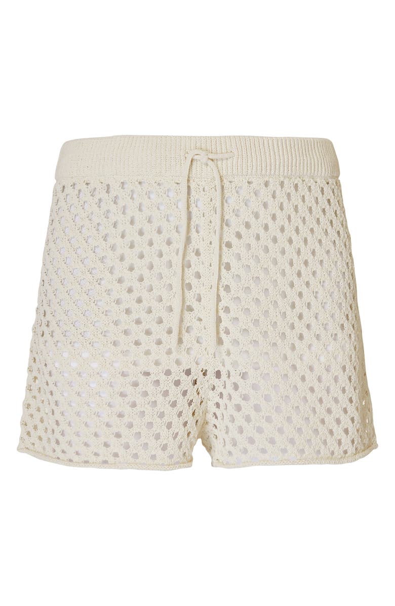 Sweaty Betty Beachside Open Stitch Cover-Up Sweater Shorts, Alternate, color, 