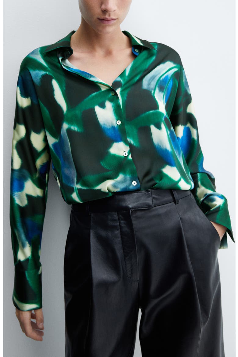 Print Shirt, Alternate, color, GREEN