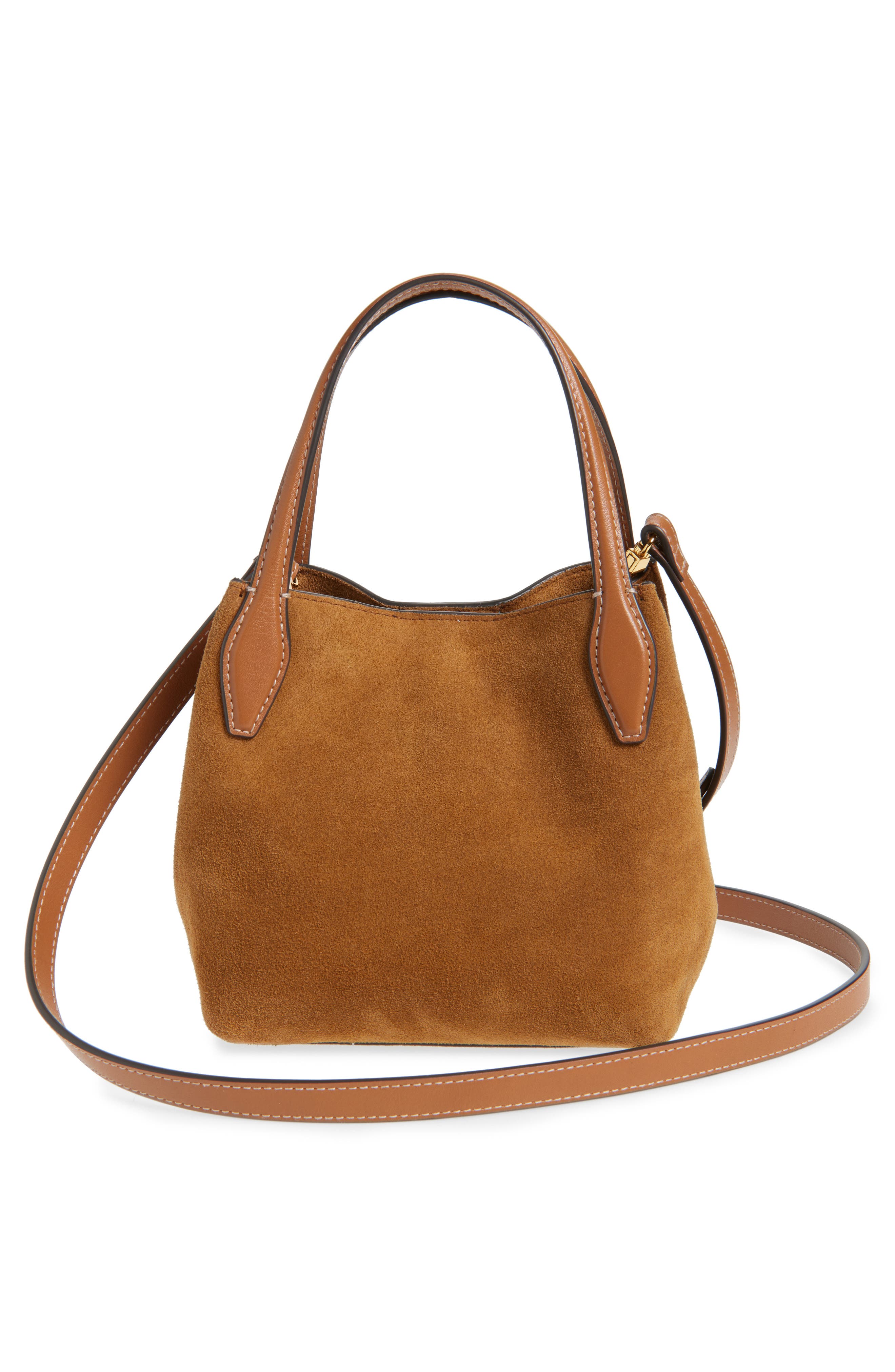 Madewell The Mini Suede Shopper Tote, Alternate, color, 