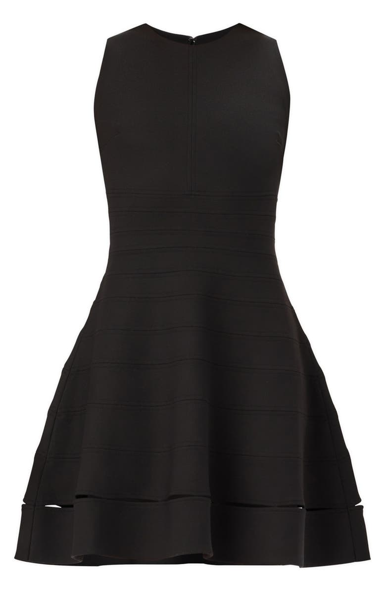 Herve Leger The Rosemary Dress, Alternate, color, Black