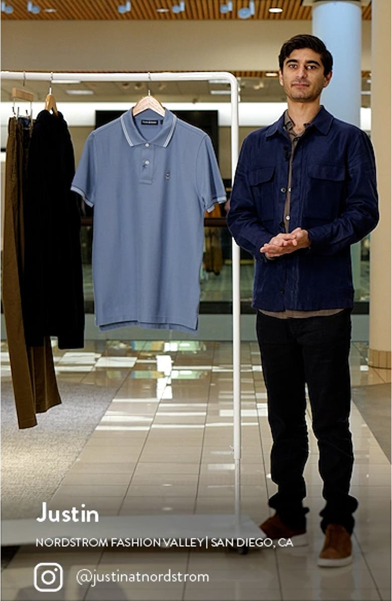 Logan Tipped Pima Cotton Piqué Polo, sales video thumbnail