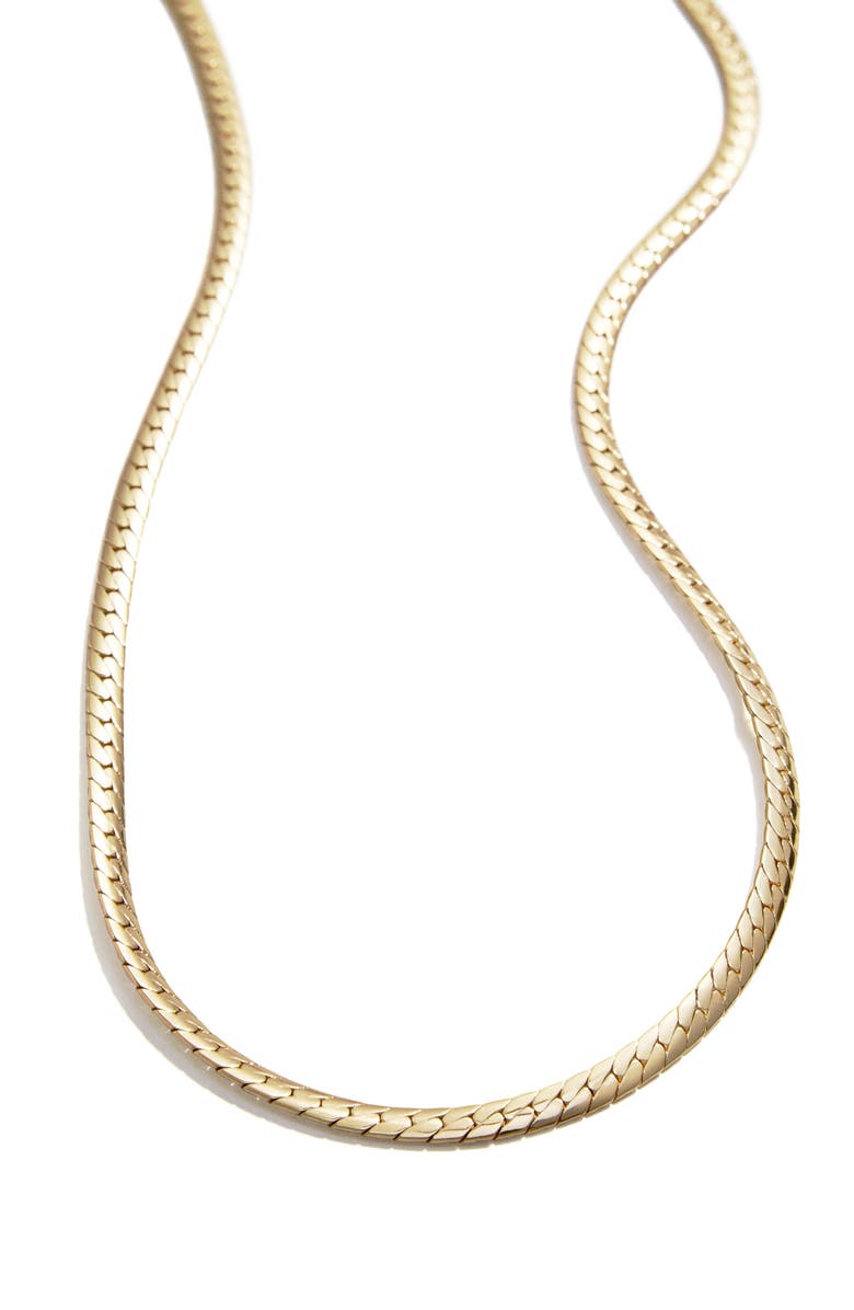 BaubleBar Snake Chain Necklace, Alternate, color, 