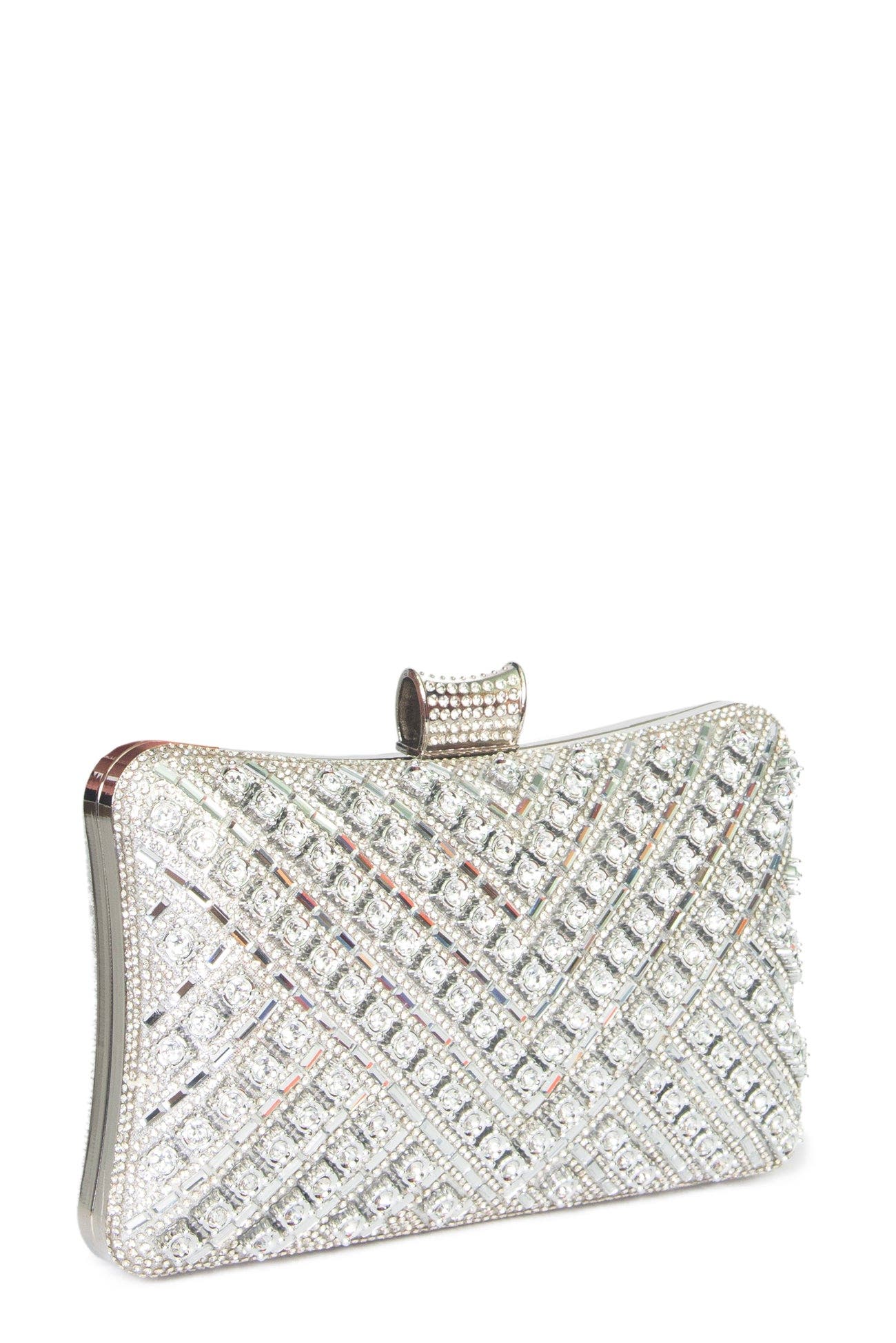 Addy Clutch, Alternate, color, SILVER