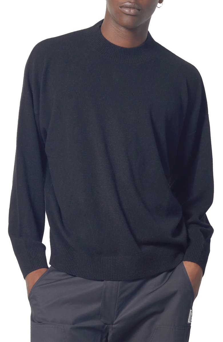 MAGNLENS Los Feliz MLS Oversize Wool Blend Crewneck Sweater, Main, color,