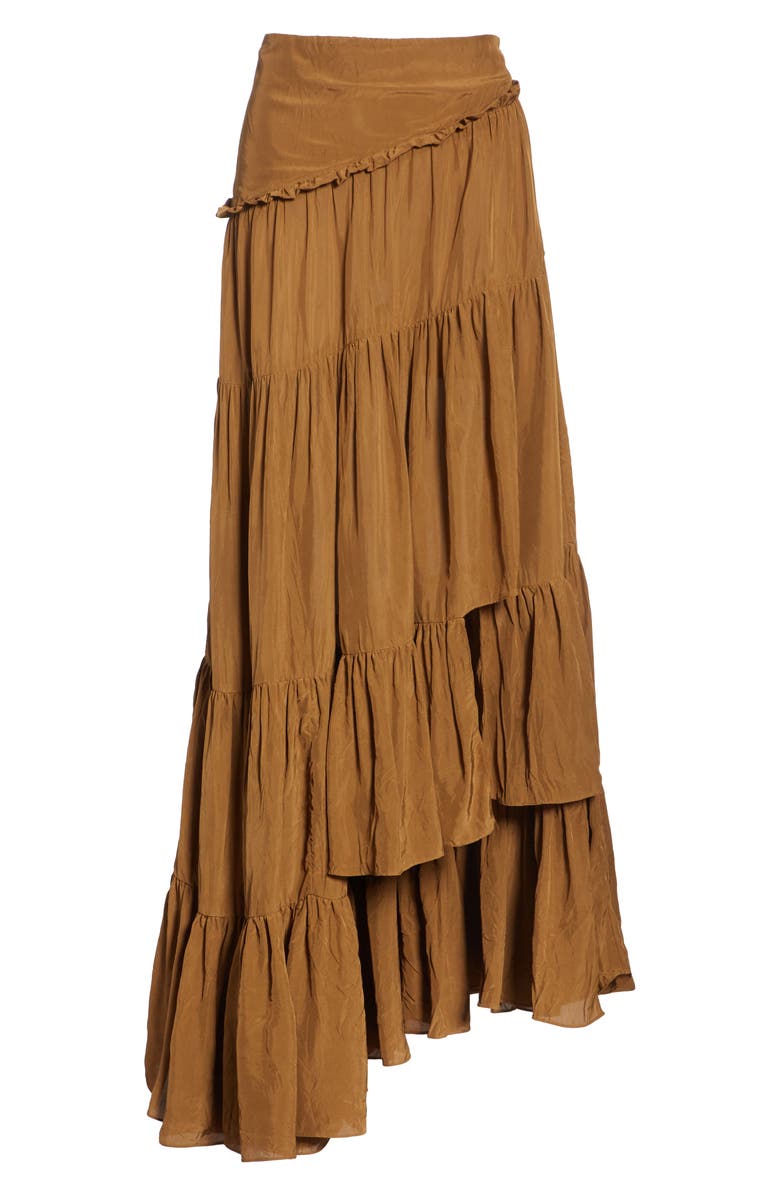 3.1 Phillip Lim Tiered Ruffle Maxi Skirt, Alternate, color, 
