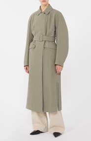 MM by Max Mara Bambola Cotton Blend Raincoat