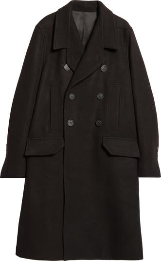 Rick Owens Porterville Melton Wool Officer Coat | Nordstrom Rick Owens Porterville Melton Wool Officer Coat | Nordstrom