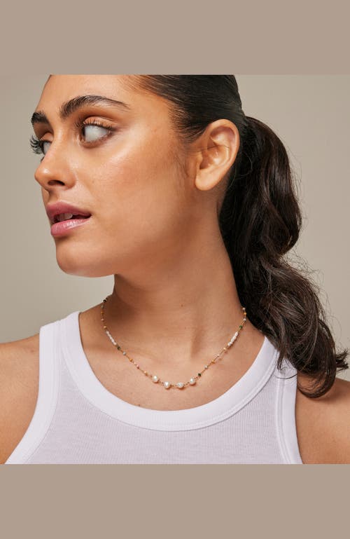 Enamel Copenhagen Lola Perla Necklace In Gold