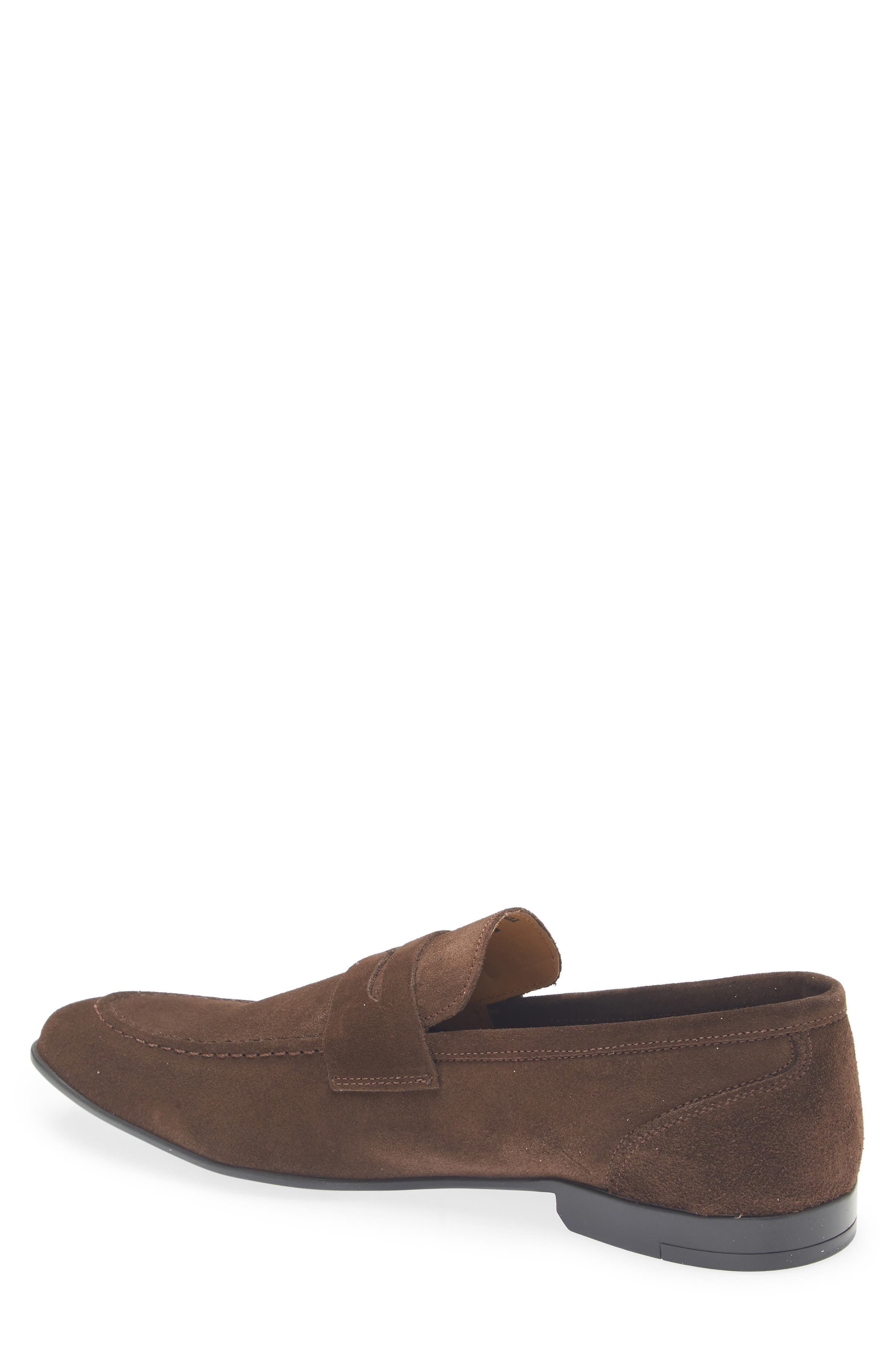 Bruno Magli Lastra Unlined Loafer, Alternate, color, Brown Suede