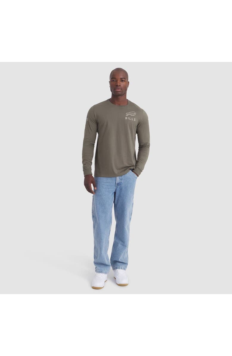 Nike Men's Nike Olive Buffalo Bills 2025 Salute to Service Sideline Long Sleeve T-Shirt, Alternate, color, Olive