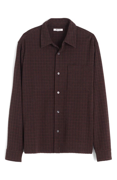 Madewell Devoe Button-up Shirt In Brown