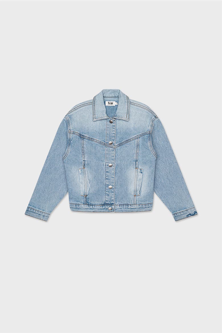 Denim Jacket, Main, color, Vintage Indigo