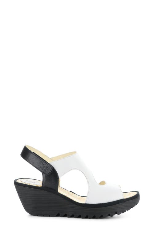 FLY LONDON FLY LONDON YOX SLINGBACK PLATFORM WEDGE SANDAL