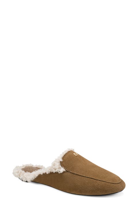 Anastasia Faux Shearling Mule