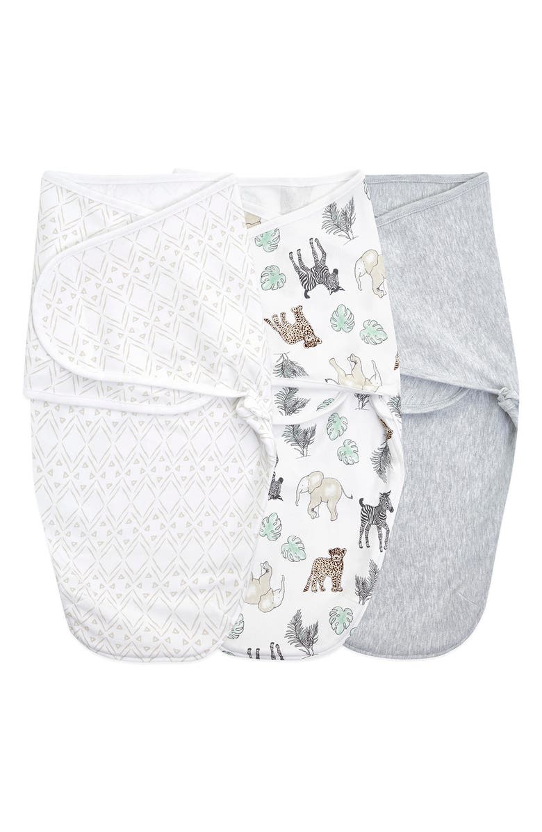 aden + anais Aden & Anais Essentials Wrap Swaddle - Set of 3, Main, color,