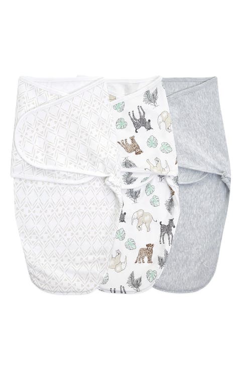 Aden & Anais Essentials Wrap Swaddle - Set of 3