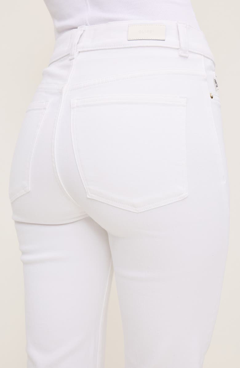 DL1961 Halle Straight Leg High Rise Instasculpt Jeans, Alternate, color, White Dl Airbrushed