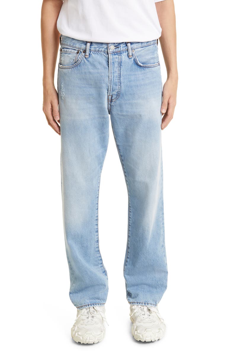 Acne Studios 1996 Classic Fit Leg Jeans, Main, color, Light Blue