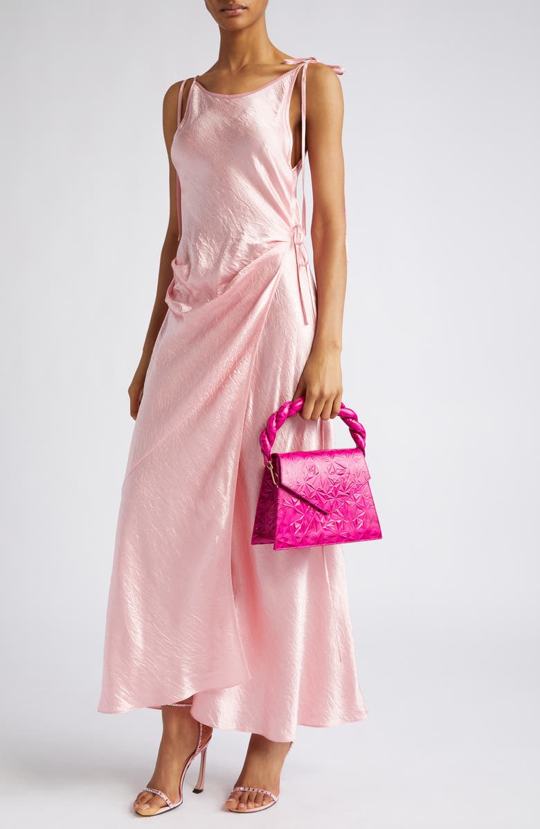 Anima Iris Grande Zaza Leather Top Handle Bag, Alternate, color,