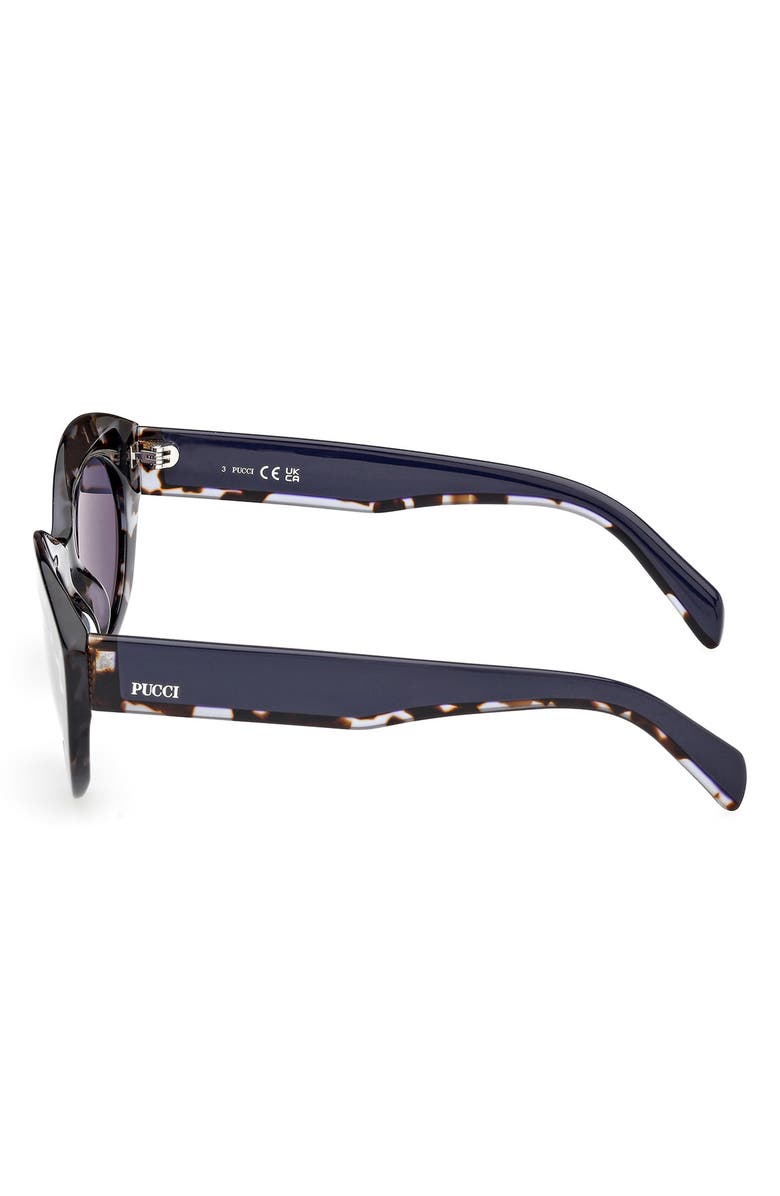 Emilio Pucci 53mm Cat Eye Sunglasses, Alternate, color, 