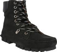 FERRAGAMO Lace-Up Combat Boot