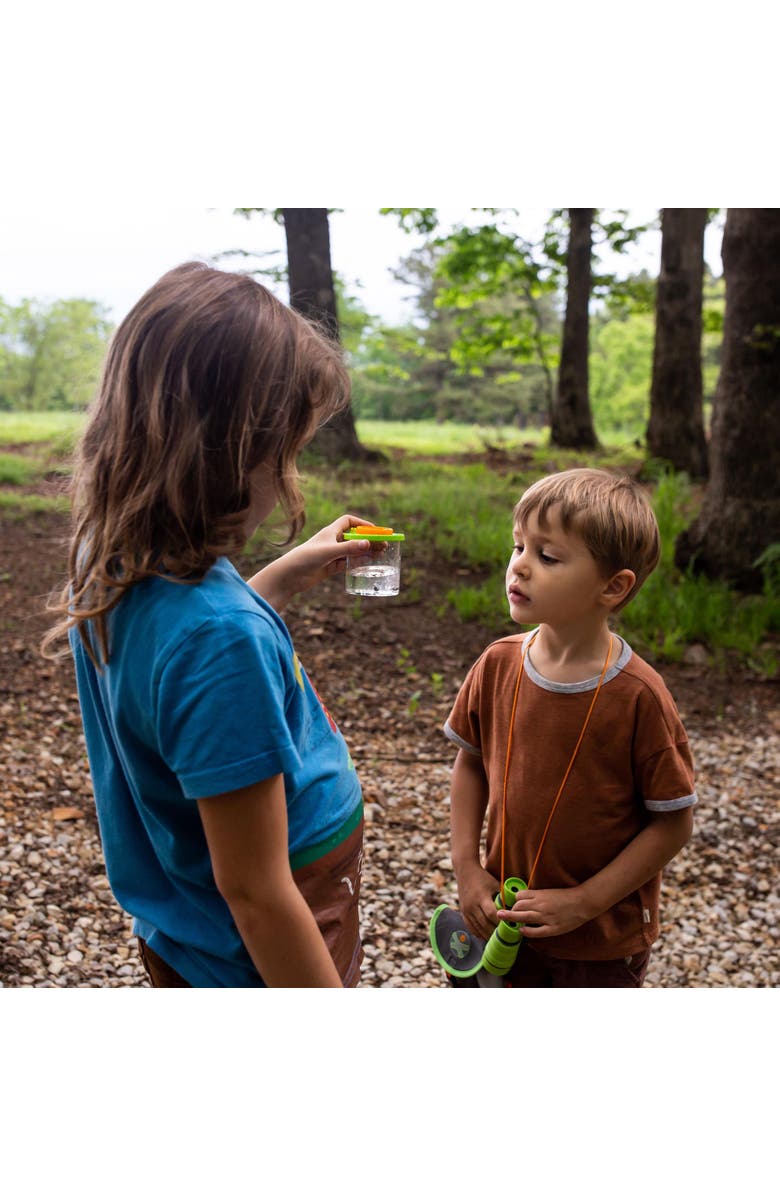 HABA Terra Kids Beaker Magnifier Clear Bug Catcher with two Magnifying Glasses for Children's Nature Exploration, Alternate, color, Multi