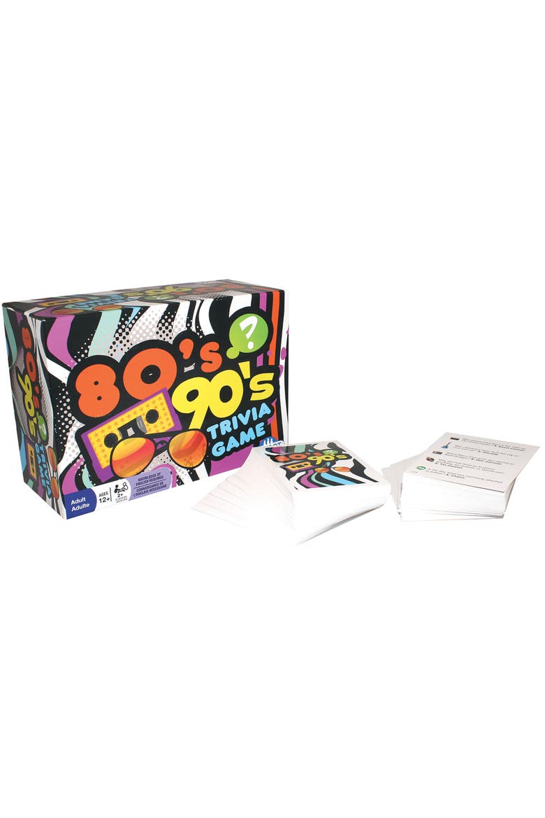 80's & 90's Trivia Game, Alternate, color, Multicolored