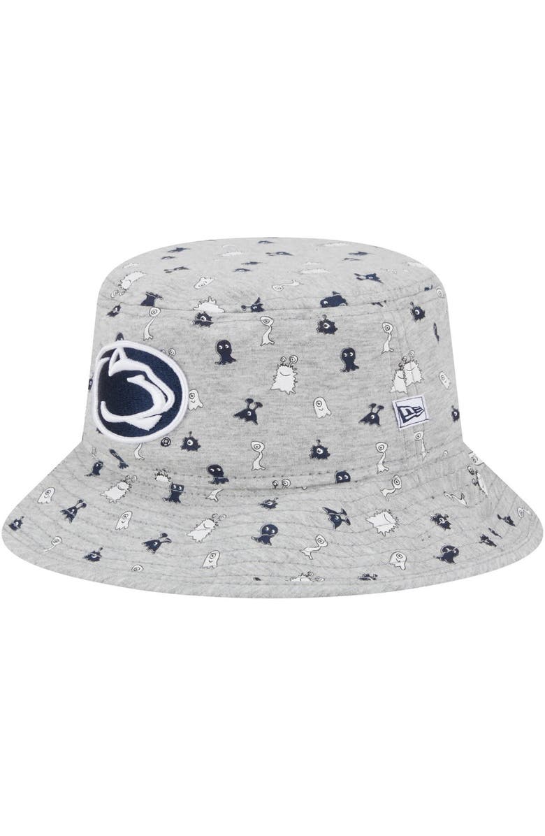New Era Toddler New Era  Heather Gray Penn State Nittany Lions Critter Bucket Hat, Main, color, 