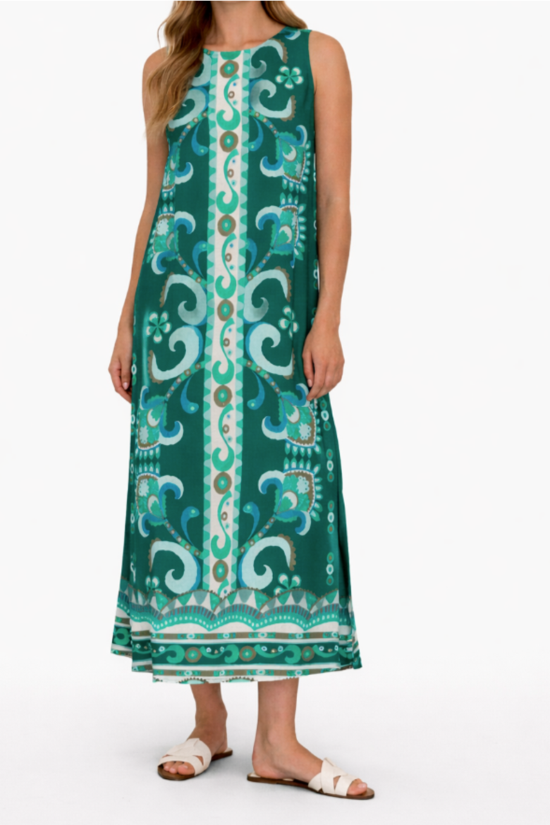 Frosted Magic Maxi Dress, Main, color, Turquoise