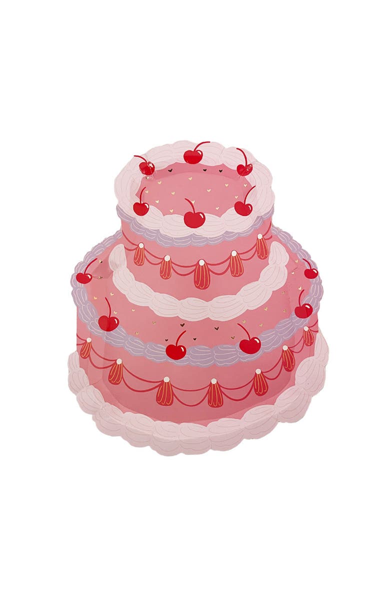 Jollity & Co. Valentine's Day Dinner Cake Plates, Main, color, Assorted Pre-Pack