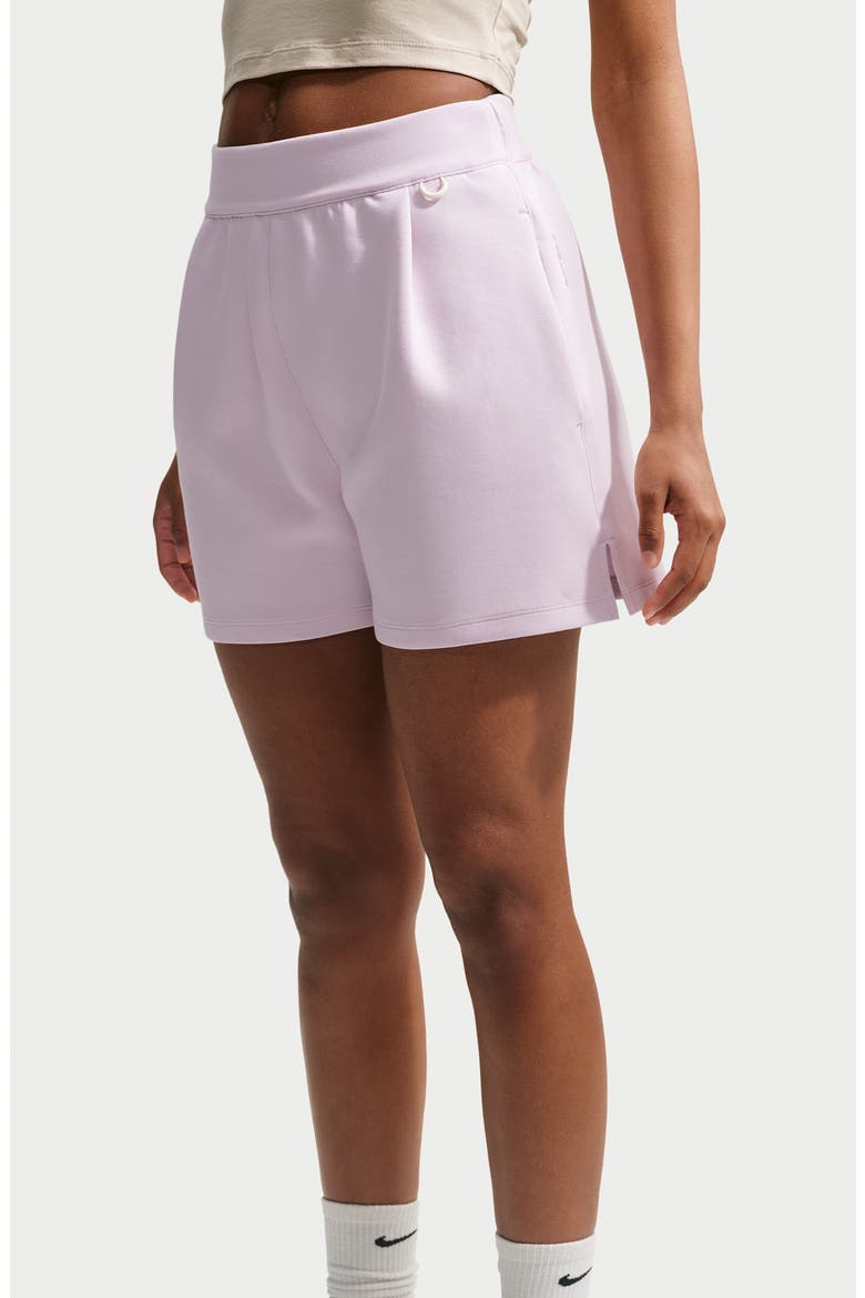 24.7 ImpossiblySoft Dri-FIT Mid-Rise Loose 4-Inch Shorts, Alternate, color, BLEACHED LILAC