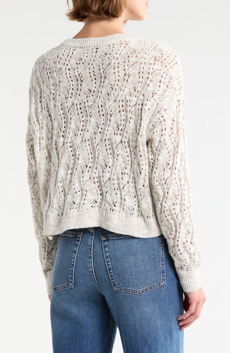 Splendid Beach Shell Button Cardigan, Alternate, color, Fawn