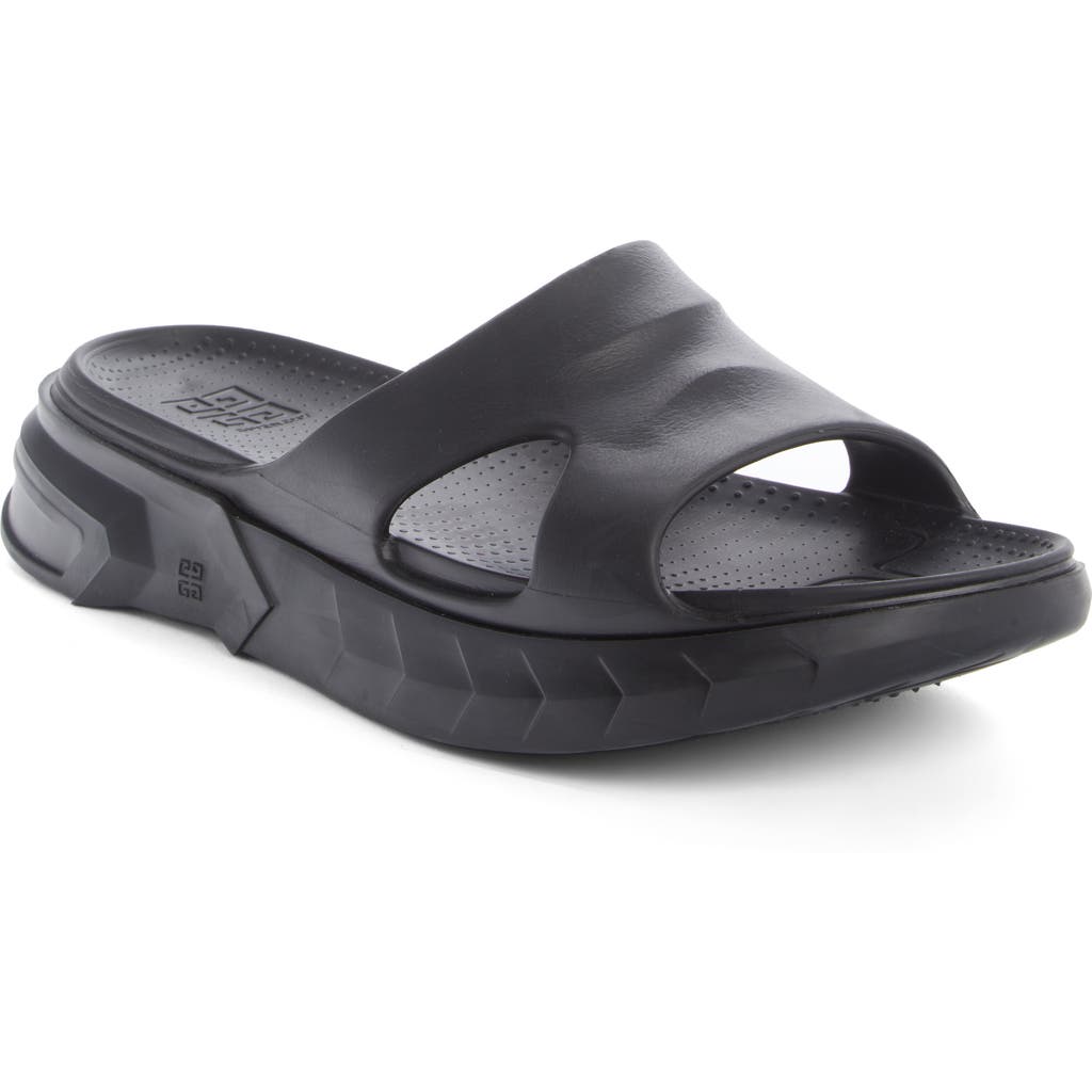 Givenchy Marshmallow Slide Sandal In Black