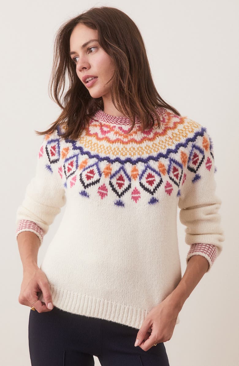 Marine Layer Archive Shasta Fair Isle Sweater, Alternate, color, 