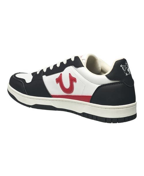 True Religion Men's Arthur Court Sneaker In White Black