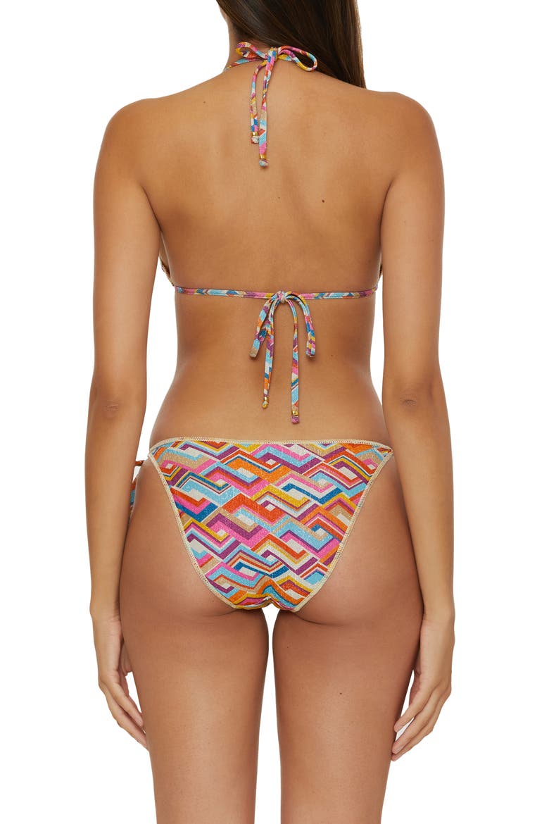 Las Palmas Side Ties Bikini Bottoms, Alternate, color, MULTI