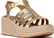 FitFlop Espadrille Platform Wedge Sandal
