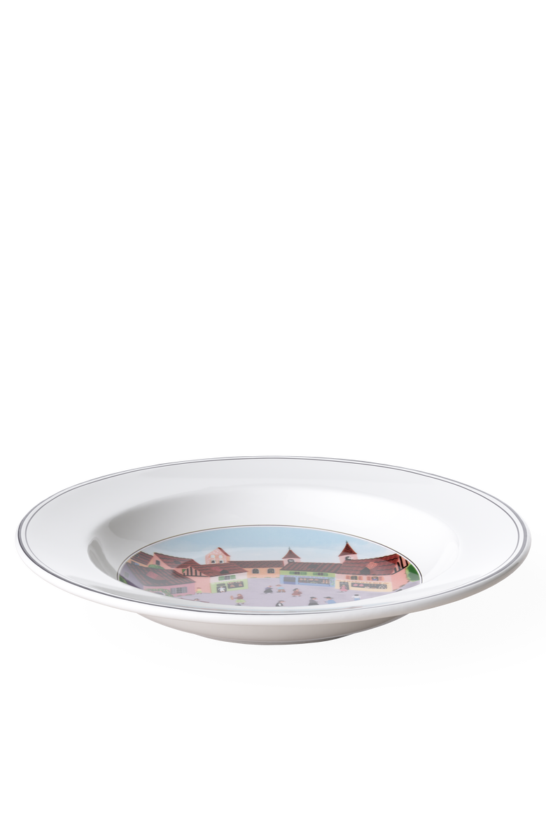 Villeroy & Boch Design Naif Rim Soup #4 Old Village Square, Alternate, color, NO COLOR