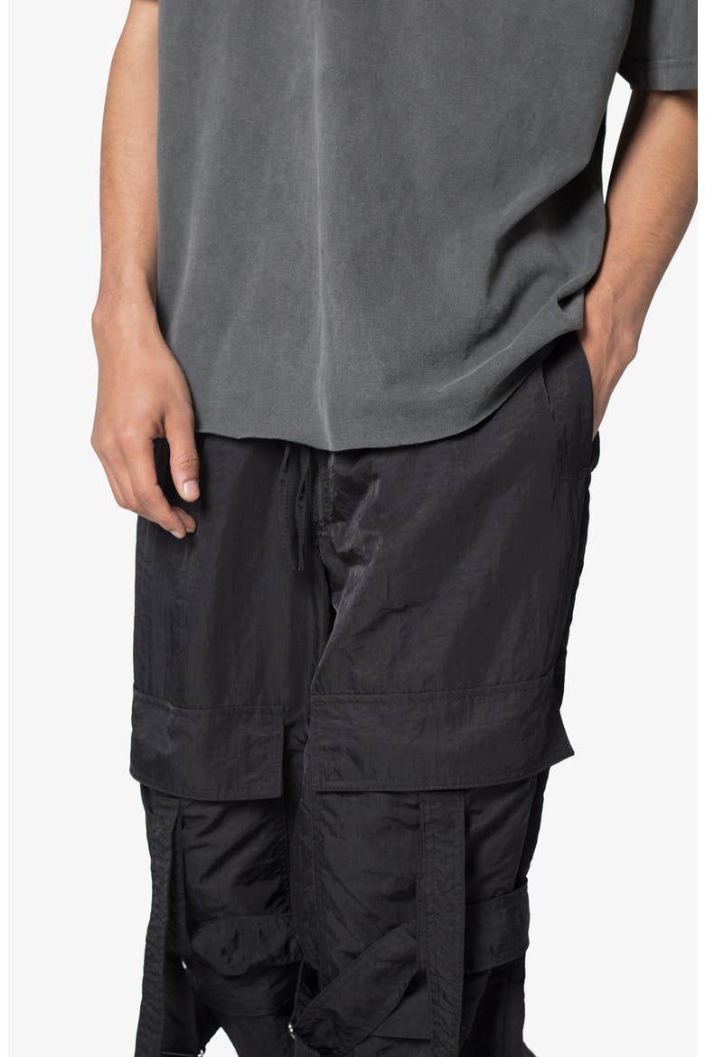 Ultra Baggy Strap Cargo Pants, Alternate, color, BLACK